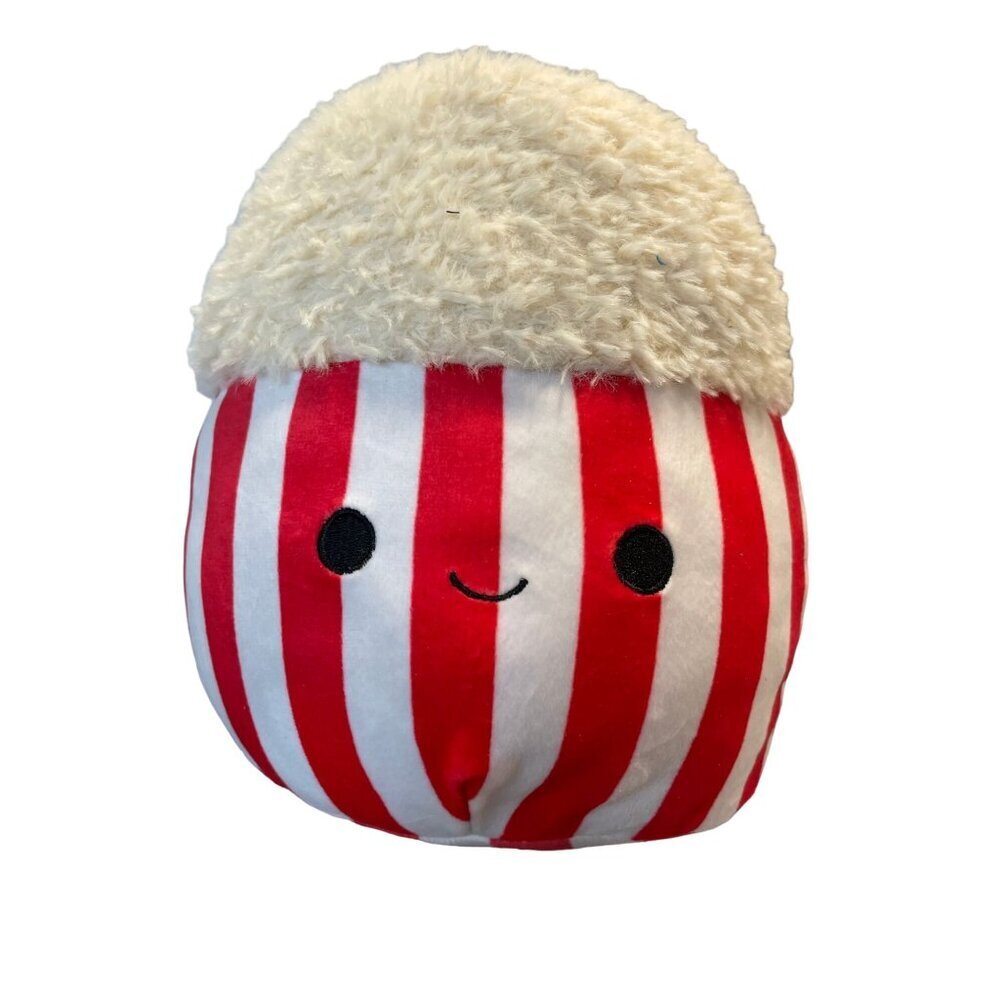 Squishmallows Original Plush Arnel‎ Red & White Striped Popcorn 8" Soft Toy